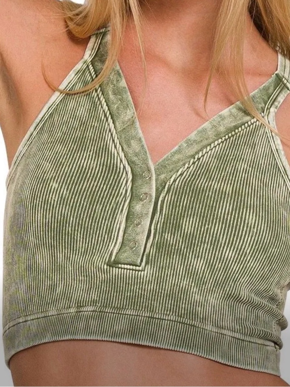 Zenana Outfitters Snap Front Brami